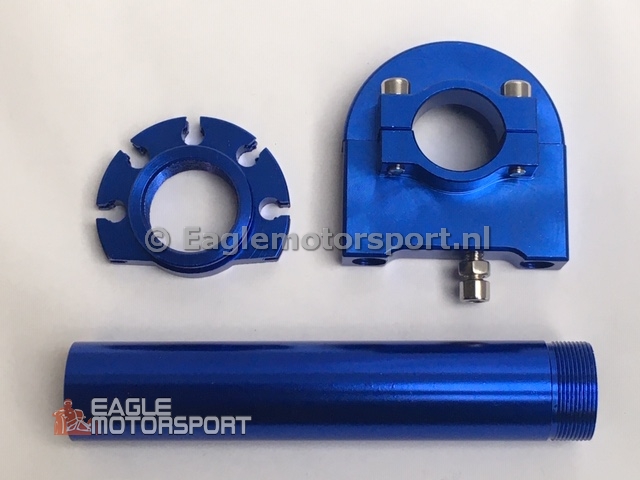 Handgas (aluminium, blauw kleurig)